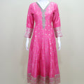 Pink Embroidered Anarkali Suit Set Traditional Festive Wear with Dupatta - Mangaldeep NX