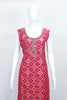 Pink Embroidered Straight Salwar Suit with Matching Dupatta - Mangaldeep NX