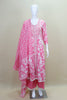 Pink Floral Printed Cotton Kurta Set Palazzo Elegant Festive Casual Wear Suit - Mangaldeep NX