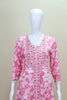 Pink Floral Printed Cotton Kurta Set Palazzo Elegant Festive Casual Wear Suit - Mangaldeep NX