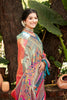 Pink Kanjivaram Silk Saree with Blue Zari Woven Border and Floral Pallu - Mangaldeep NX