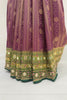 Plum Purple Patola Silk Saree - Mangaldeep NX