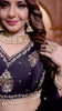 Black Embroidered Silk Lehenga Choli Set with Zari and Mirror Work