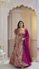 Captivating Wine Brocade Designer Lehenga Choli with Jacquard and Weaving Work