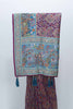Purple and Teal Digital Printed Pashmina Silk Saree with Traditional Motifs and Tassel Accents - Mangaldeep NX