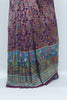 Purple and Teal Digital Printed Pashmina Silk Saree with Traditional Motifs and Tassel Accents - Mangaldeep NX