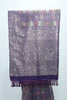 Purple Banarasi Silk Saree with Multicolor Zari Weaving and Ornate Rich Pallu - Mangaldeep NX