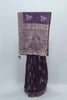 Purple Bangalori Silk Saree with Zari Woven Pallu and Traditional Peacock - Elephant Motifs - Mangaldeep NX