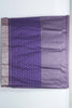 Purple Bangalori Silk Saree with Zari Woven Pallu and Traditional Peacock - Elephant Motifs - Mangaldeep NX