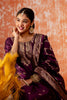 Purple Cotton Blend Straight Suit Set with Zari Embroidery and Dupatta - Mangaldeep NX