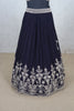 Purple Embroidered Wedding Lehenga Choli with Dupatta - Mangaldeep NX