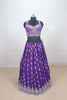 Purple Georgette Embroidered Wedding Lehenga Choli - Mangaldeep NX