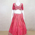 Radiant Rani Pink Embroidered Lehenga Choli - Mangaldeep NX