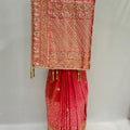Radiant Red Banarasi Silk Saree - Mangaldeep NX
