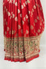 Radiant Red Banarasi Silk Saree with Zari Weaving - Mangaldeep NX