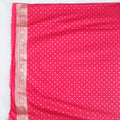 Radiant Red Banarasi Silk Saree with Zari Weaving & Tassel Border – Bridal & Festive Traditional Wear - Mangaldeep NX