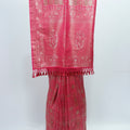 Rani Pink Banarasi Silk Saree with Intricate Gold Zari Weaving and Rich Pallu - Mangaldeep NX