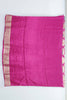 Rani Pink Banarasi Silk Saree with Peacock Gold Zari Pallu with Tassels - Mangaldeep NX