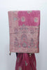 Rani Pink Bangalori Silk Saree with Silver Zari Temple Motifs and Beaded Tassel Pallu - Mangaldeep NX