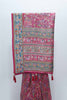 Rani Pink Digital Printed Pashmina Silk Saree with Tassels and Intricate Motifs - Mangaldeep NX