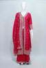 Rani Pink Embroidered Sharara Suit with Mirror and Zari Work Dupatta - Mangaldeep NX