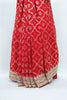 Red Banarasi Silk Saree Embroidered Border for Wedding Festive Wear - Mangaldeep NX
