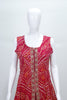 Red Bandhani Print Georgette Anarkali Suit Set with Dupatta Red Traditional Party Wear for Women - Mangaldeep NX