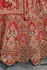 Red Bridal Lehenga Choli with Heavy Zari and Embroidery Work - Mangaldeep NX