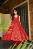 Red Rayon Bandhani Print Festive Wear Readymade Kurti with Matching Palazzo Set - Mangaldeep NX