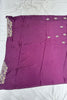 Royal Purple Designer Silk Saree with Golden Zari Embroidery - Mangaldeep NX