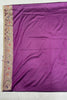 Royal Purple Georgette Saree with Golden Embroidered - Mangaldeep NX