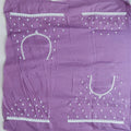Royal Purple Satin Silk Saree Festive Wedding Wear Saree - Mangaldeep NX