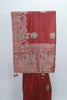 Rust Orange Banarasi Silk Saree with Silver Zari Embroidery and Peacock Motifs - Mangaldeep NX