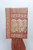 Rust Orange Kanjivaram Silk Saree with Cream Zari Woven Pallu - Mangaldeep NX