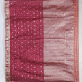 Rust Orange Silk Saree with Woven Peacock Motif and Zari Embroidered Pallu - Mangaldeep NX