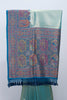 Sea Green Banarasi Silk Saree with Multicolor Meenakari Pallu and Traditional Woven Border - Mangaldeep NX