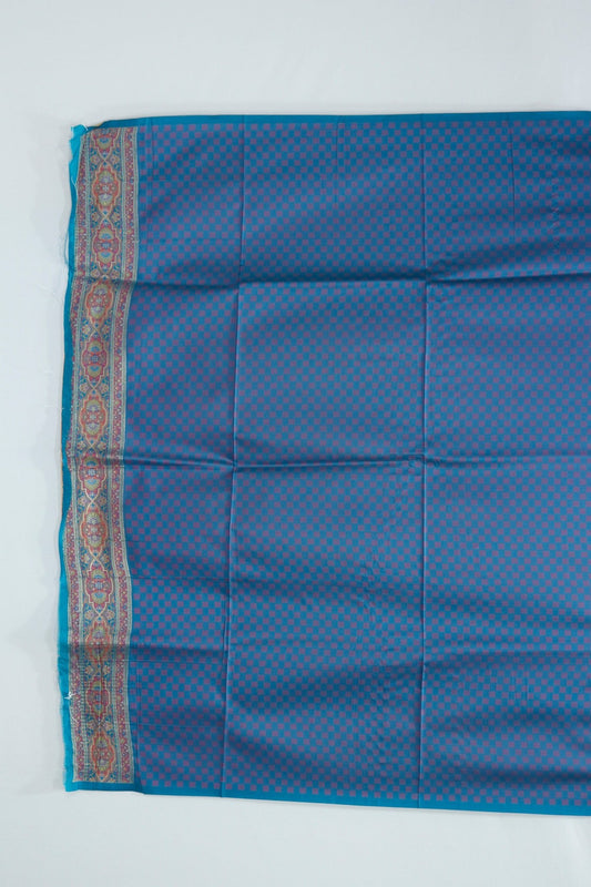 Sea Green Banarasi Silk Saree with Multicolor Meenakari Pallu and Traditional Woven Border - Mangaldeep NX