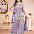 Stunning Designer Salwar Suit in Lavender - Mangaldeep NX