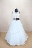 Stunning Light Blue Net Lehenga Choli with Sequin Embroidery and Dupatta - Mangaldeep NX