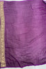 Stunning Pink and Purple Banarasi Silk Saree - Mangaldeep NX