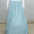 Stylish Aqua Blue Embroidered Lehenga Choli with Jacket - Mangaldeep NX