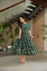 Stylish Casual Wear Faux Georgette Fully Flared Printed Kurti - Mangaldeep NX