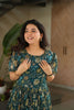 Stylish Casual Wear Faux Georgette Fully Flared Printed Kurti - Mangaldeep NX