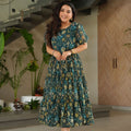 Stylish Casual Wear Faux Georgette Fully Flared Printed Kurti - Mangaldeep NX