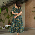 Stylish Casual Wear Faux Georgette Fully Flared Printed Kurti - Mangaldeep NX