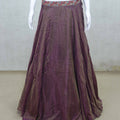 Stylish Mauve and Pink Embroidered Lehenga Choli with Printed Jacket - Mangaldeep NX