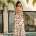 Stylish Pink Floral Floor Length Printed Kurti - Mangaldeep NX