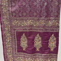 Superb Purple Silk Saree For Wedding - Mangaldeep NX