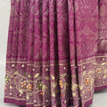 Superb Purple Silk Saree For Wedding - Mangaldeep NX