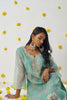 Superb Sea Green Chiffon Embroidered Salwar Suit - Mangaldeep NX